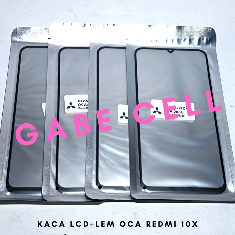 KACA DEPAN LCD+LEM OCA REDMI 10X 5G/REDMI 10X PRO 5G
