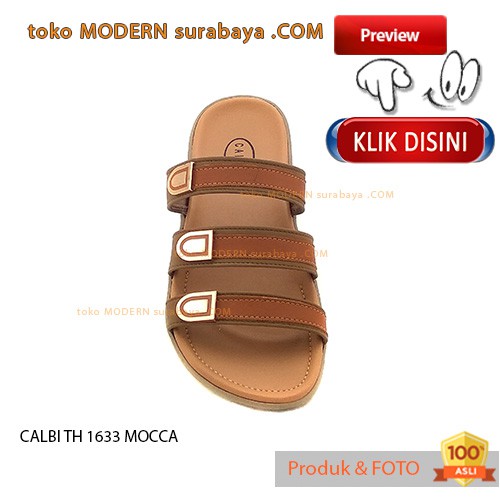 CALBI TH 1633 MOCCA sandal wanita flip flop flat casual