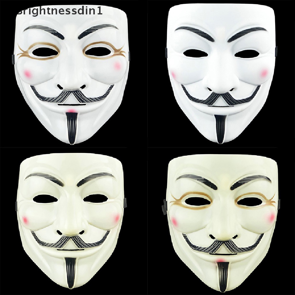 Topeng Wajah Hacker Anonymous Vendetta Guy Fawkes Hacker 1 Untuk Pesta Halloween