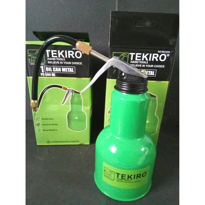 TEKIRO OIL CAN METAL AU-OC1414 Tekiro POMPA OLI BOTOL 500 ml Metal Case - Oil Can TEKIRO