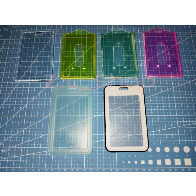 

[Ready Stock] ID Card Acrylic/Card holder Acrylic bening/transparan & warna