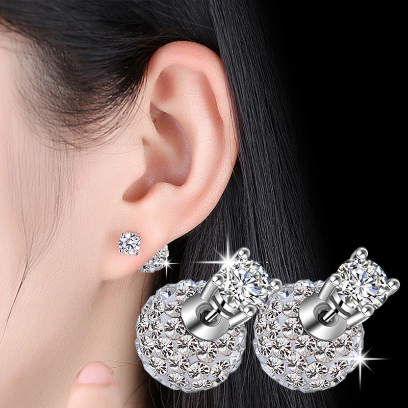 Anting Perak 925 Wanita Dewi Fashion Perhiasan/Subang Telinga anting perempuan