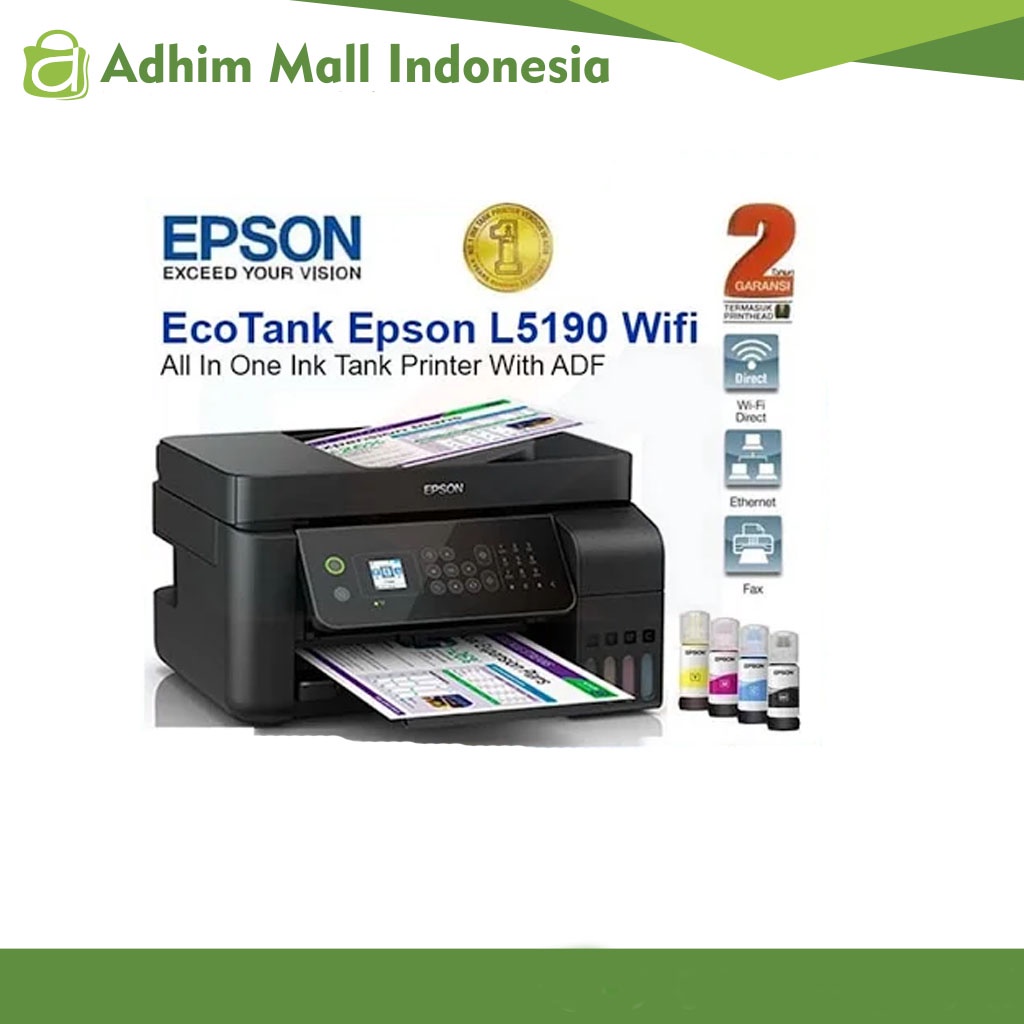 Epson L5190 WiFi All In One Ink Tank Printer with ADF