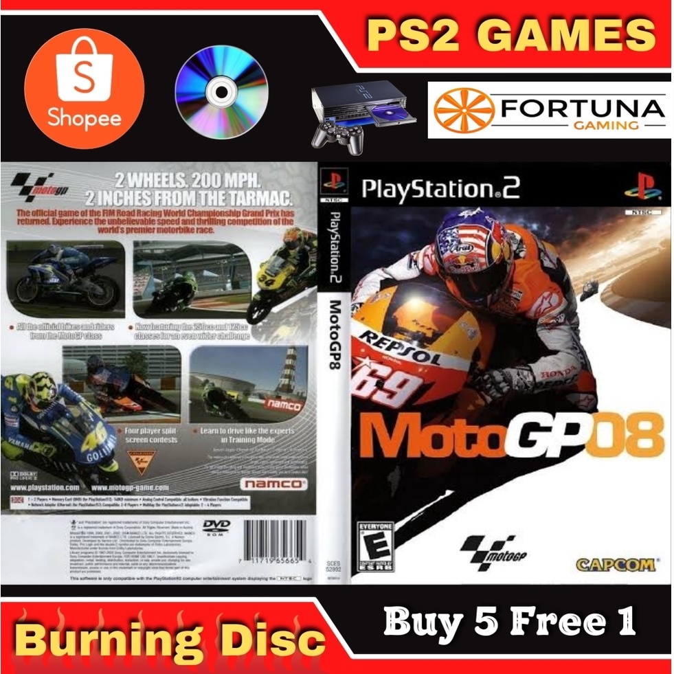 Kaset PS2 MotoGP '08