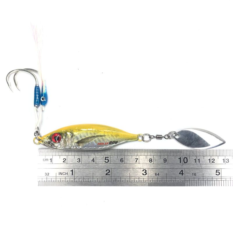 Metal Jig Little Jack GID 60gr - 80gr + Double Assist