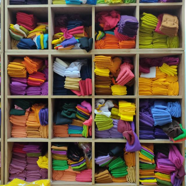 Selendang Kebaya Bali Sifon Hycon (Warna Terlaris)