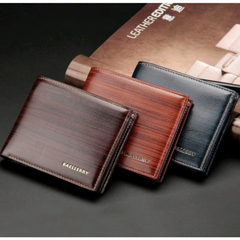Dompet Pria Serat Dompet Lipat Dompet Pria