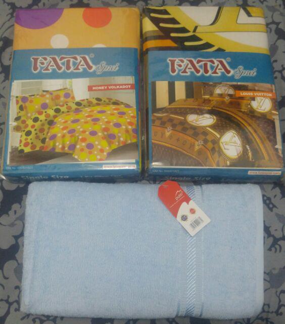 Sprei Single Fata Signature Cambodia Leaf