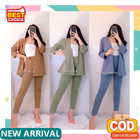 Blazer Velvet Korea Import Murah 32251 / Blazer Hitam Beludru Blazer Wanita/Blazer Formal Wanita/Jas