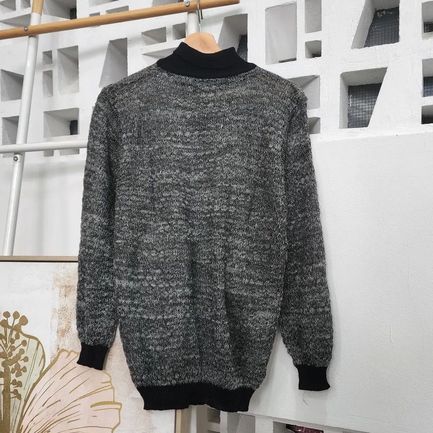 Zanah Sweater  Crewneck Wanita Osaka TurtleNeck Bahan Rajut Korean Style