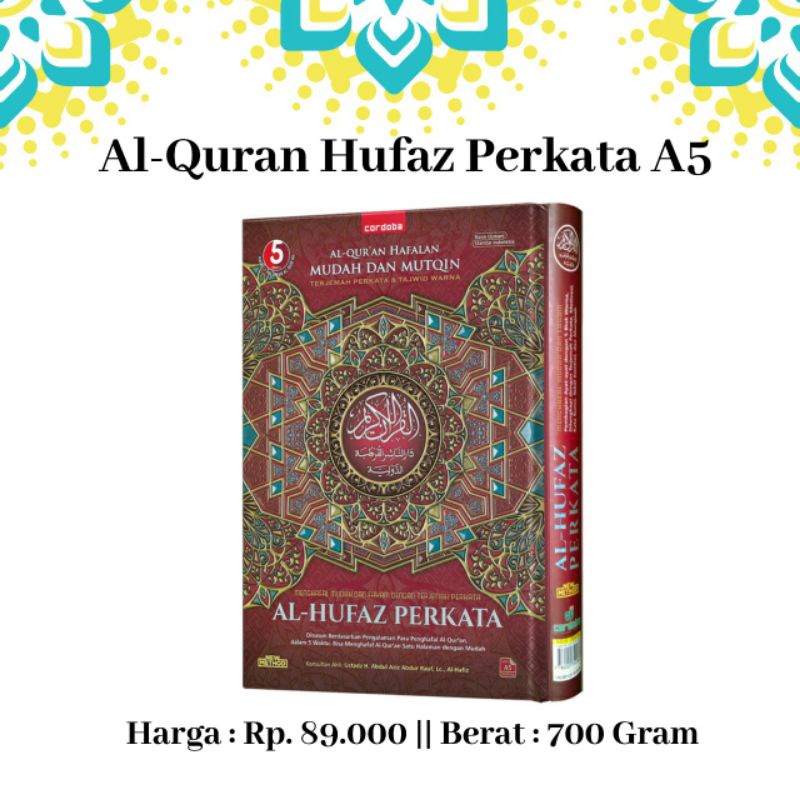 AL QUR'AN HUFAZ PERKATA A5