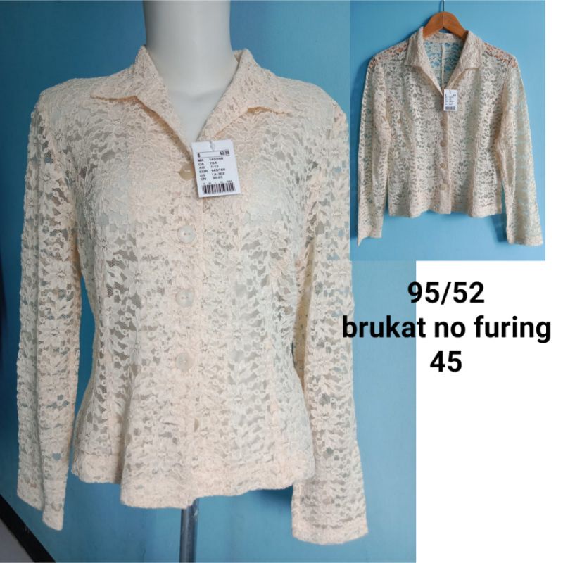 thrift brukat atasan wanita