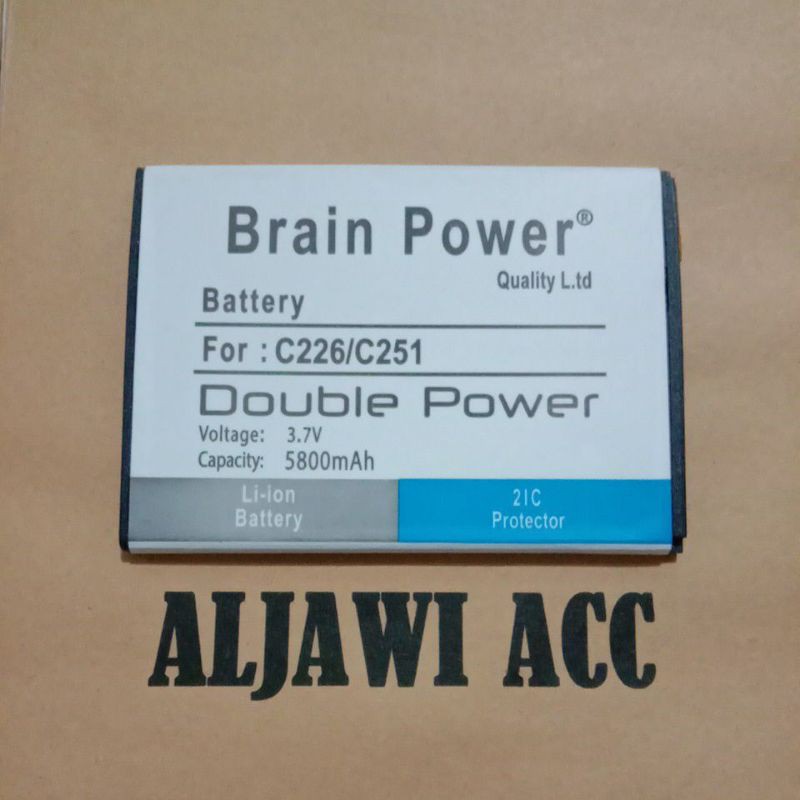 Baterai Batre Battery i-Cherry icherry C225 Lite / C219 Alfa /C232/C226/C251 Double Power Battery Handphone