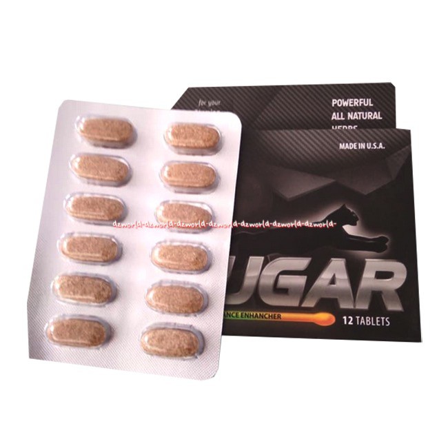 Cougar 12Tablets Performance Enchancher Supplement Kesehatan Pria