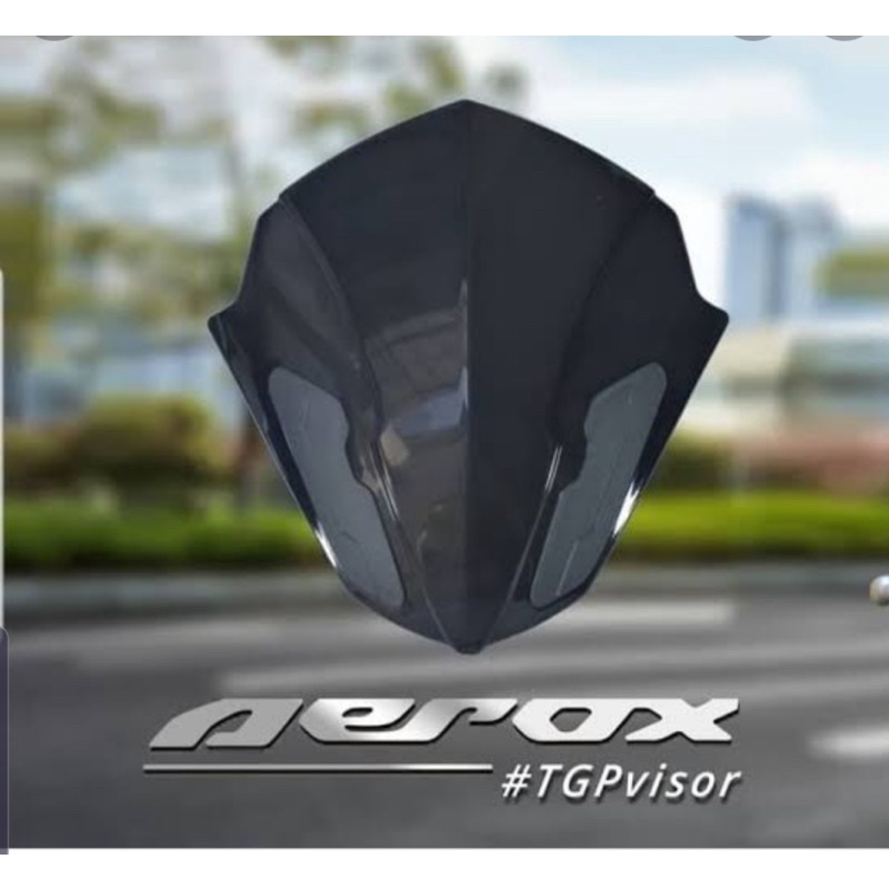 visor aerox tgp hitam