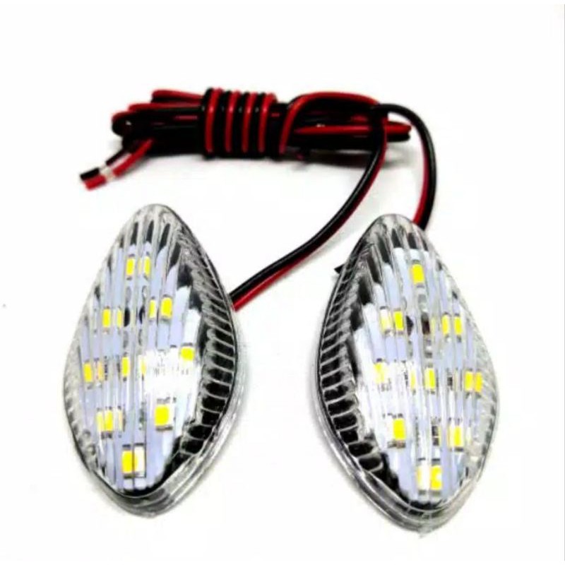 Lampu Sein Riting Motor Kuning Tempel Kecil Universal Vixion Satria