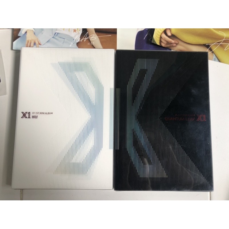 ALBUM X1 QUANTUM LEAP AND BISANG VERSION cha junho,wooseok,hyeong jun,song dong pyo,eunsang,do hyon