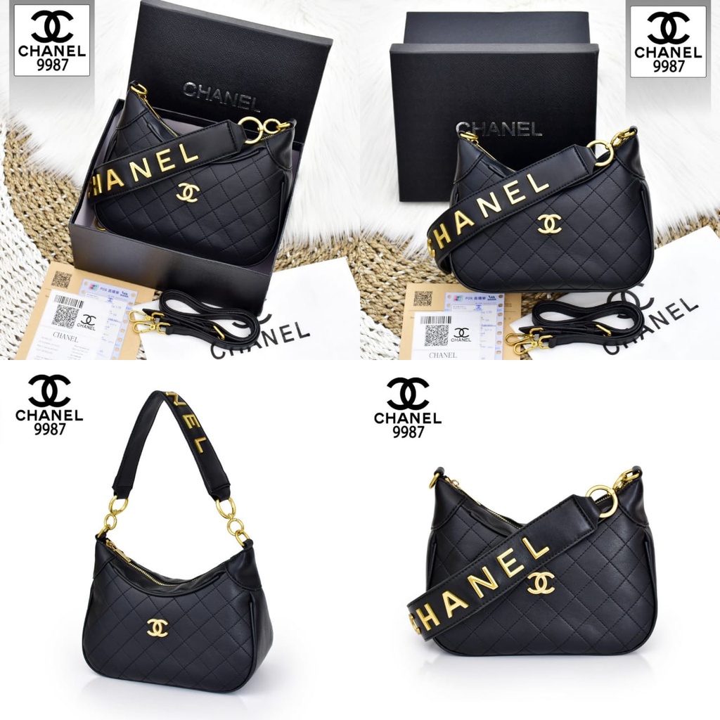 TAS WANITA BATAM IMPORT CHANEL BAG 9987 KWALITAS PLATINUM LIKE ORI