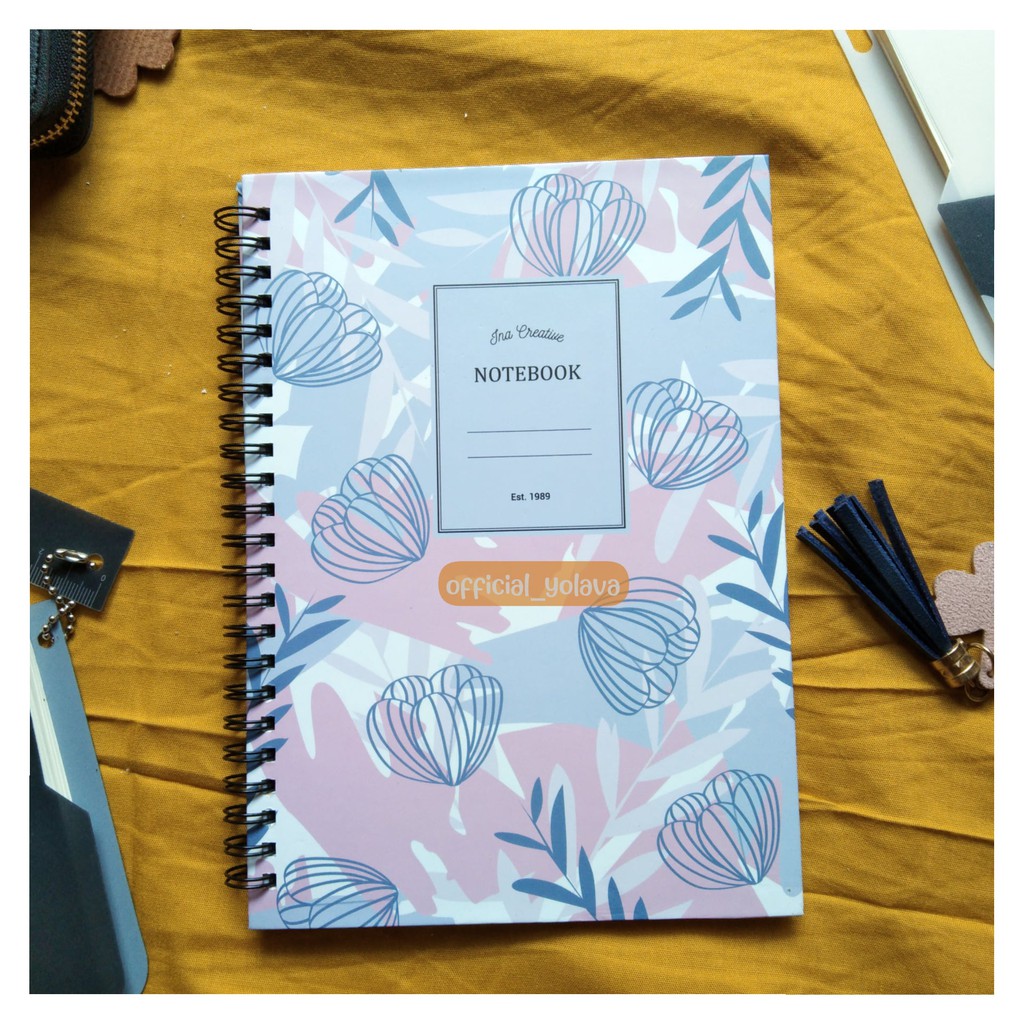 

Notebook Aesthetic Flowers | A5 50 lembar
