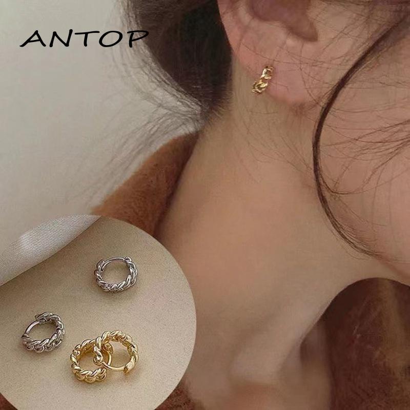 Anting Bulat Model Kancing Gaya Retro Untuk Wanita Antop Anting Gantung Panjang Tusuk Motif Geometri Aksen Hollow + Rumbai Untuk Perhiasan Wanita