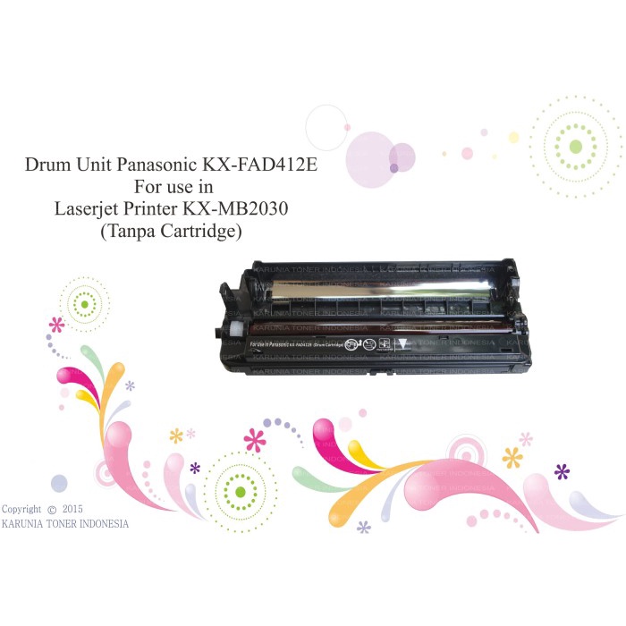 Drum Unit Panasonic KX-FAD412E For use in KX-MB2030 (Tanpa Catridge)