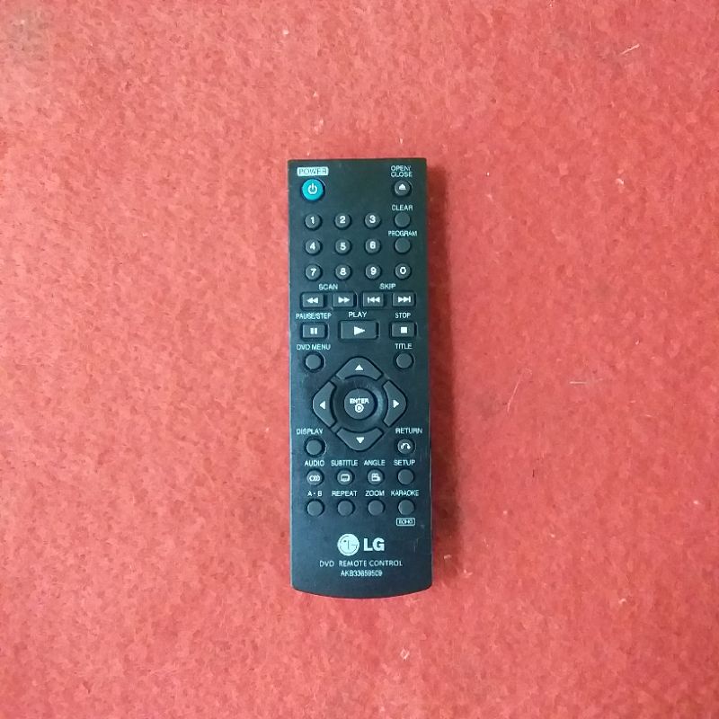 REMOTE CONTROL DVD ORIGINAL LG SERI AKB33659509