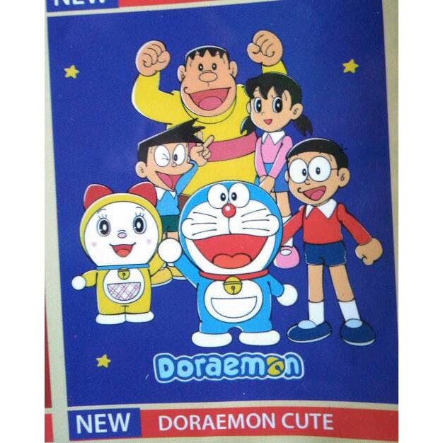 Selimut Bonita Soft Panel 2D Motif Karakter Doraemon Cute