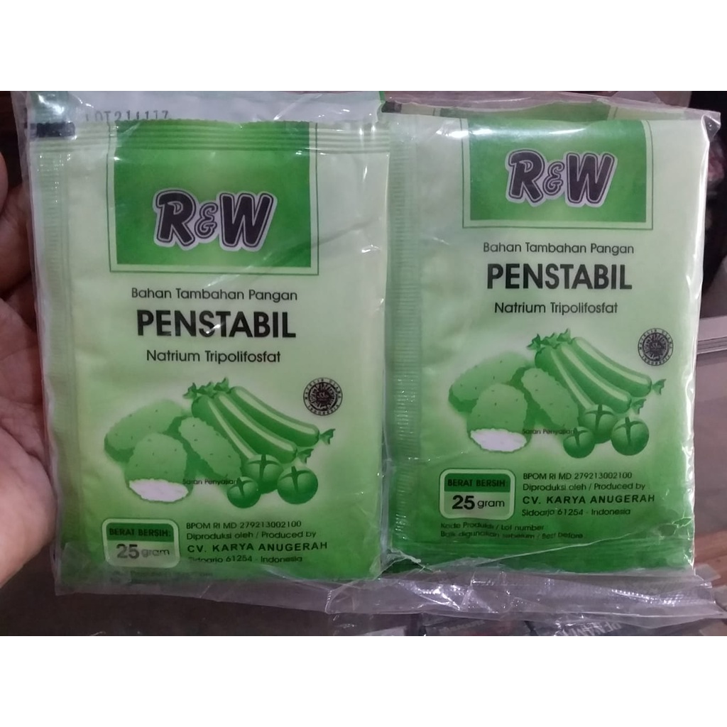 

Penstabil/Pengenyal Sachet RW