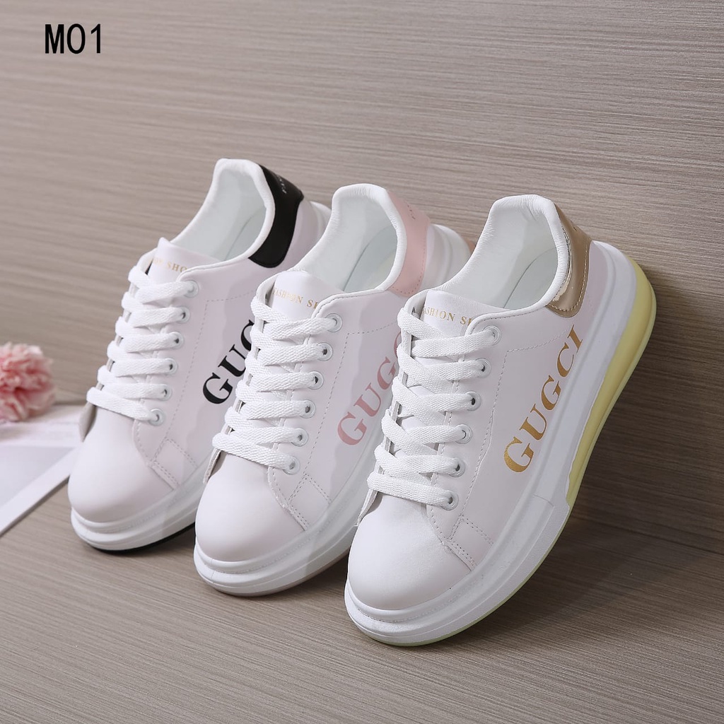 Sepatu Sneakers GUCCI M01 (Sepatu Import Wanita)