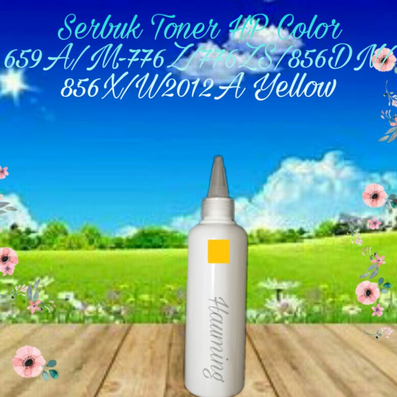 Serbuk Toner Powder Refill Color HP 659A M776 M856 M776ZS M856DN M856X W2012A Yellow 1x Isi