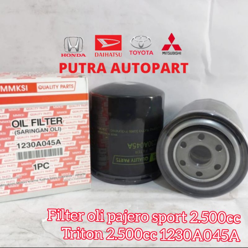 saringan oli / filter oli Mitsubishi pajero 2.500cc Triton 2.500cc