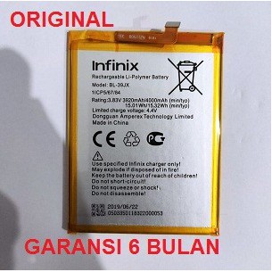 Battery Baterai Batere Infinix HOT S3X X622 BL39JX BL-39JX Original Factory OEM