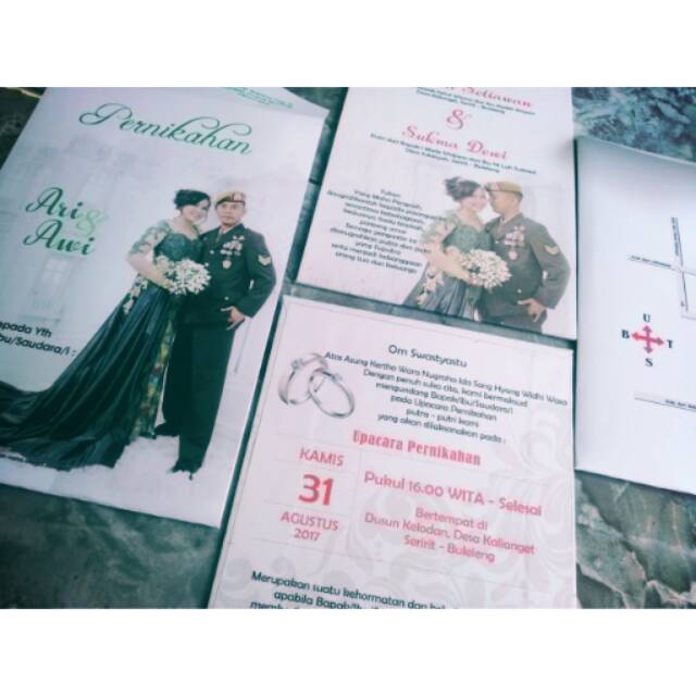 

Single hardcover&amplop