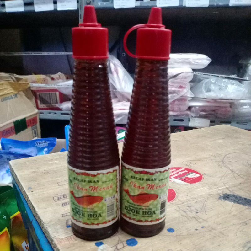 

Kecap Ikan djoe hua/Kecap ikan cap ikan merah