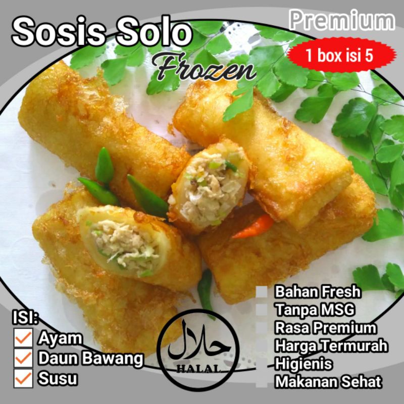 

Sosis Solo Premium (isi 5 pcs) Frozen