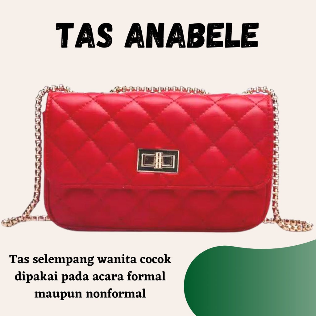 [BISA COD]TERMURAH!!! TAS ANABELE - Tas Selempang Wanita