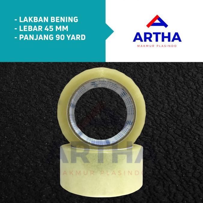 

(BISA COD) LAKBAN BENING 90 YARD DUS (GOJEK/GRAB) GRATIS ONGKIR Kode 985