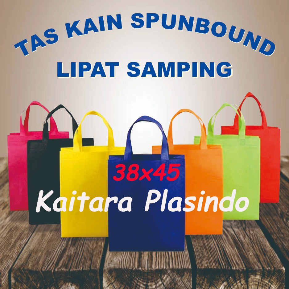 

Tas Sponbound 38x45 (12pcs)/ Tas Kain Polos / Goodie Bag / Tas Souvenir 38x45