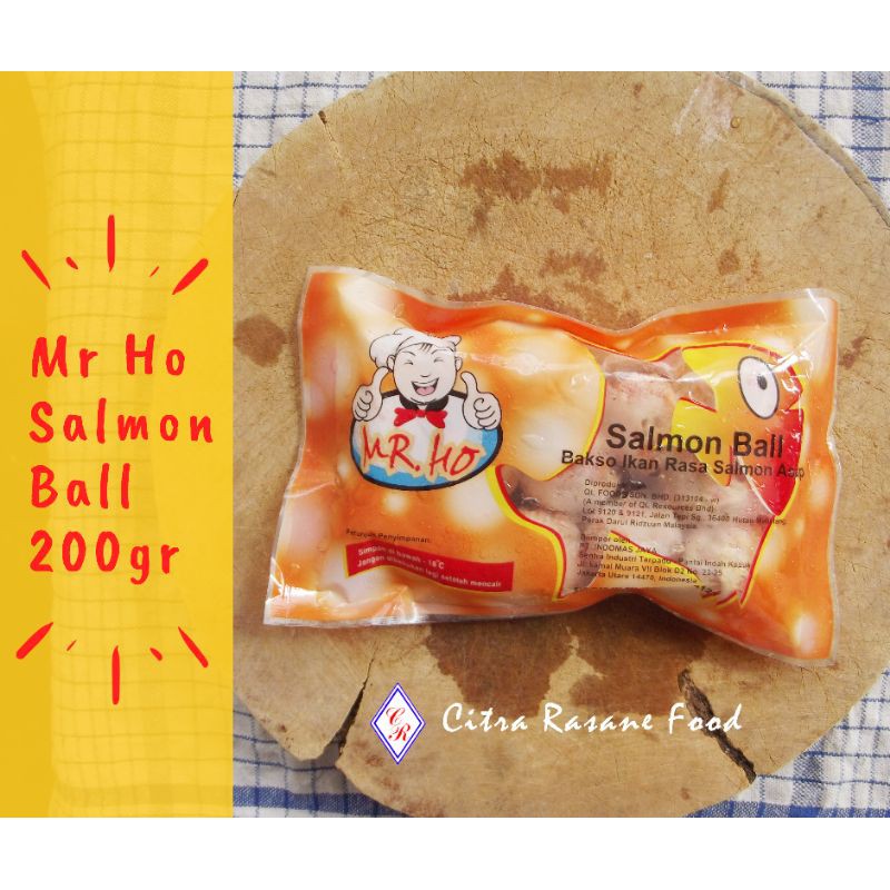 

Mr Ho Salmon Ball / Bakso Ikan Rasa Salmon Asap 200gr