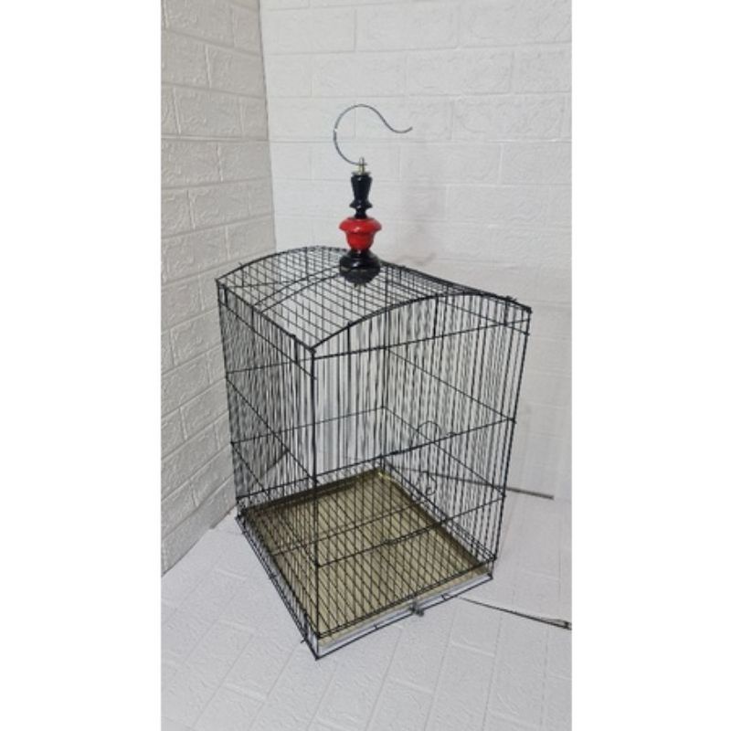 SUPER Sangkar Besi Kotak Lipat no 2 Kandang Besi Kotak Lipat untuk burung Jalak Falk Nuri Beo kandan
