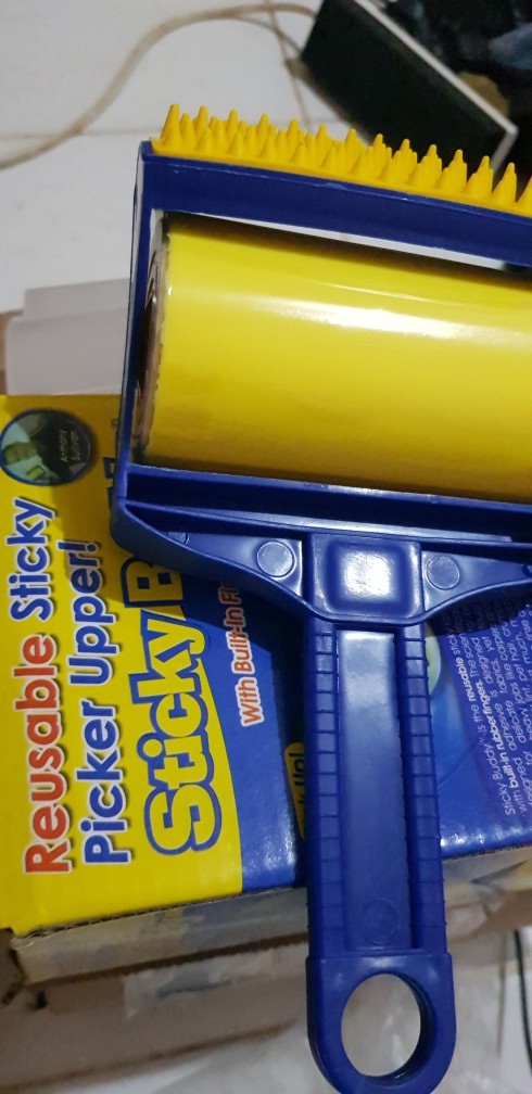 Best Sticky Buddy - Rol Pembersih & Pengangkat Bulu & Kotoran Serbaguna - As Seen On Tv