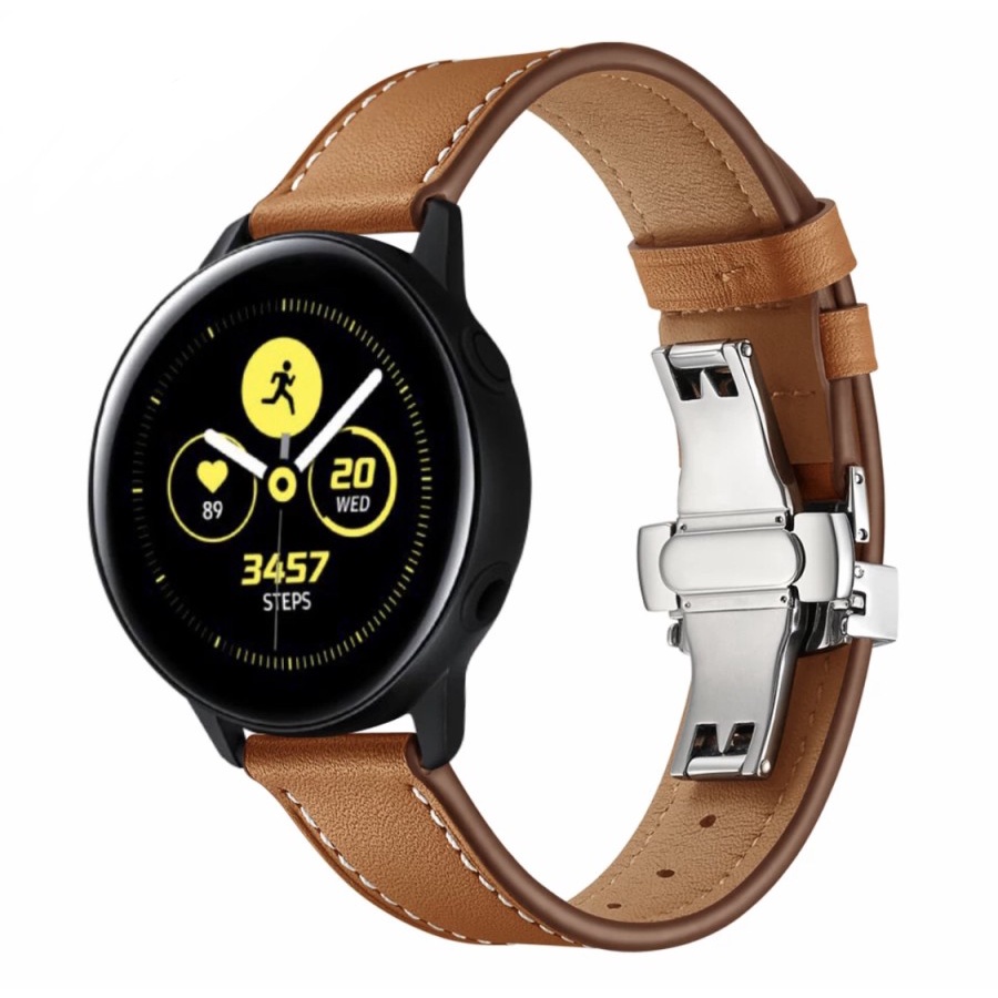 STRAP LEATHER BAND TALI JAM KULIT SAMSUNG GALAXY WATCH ACTIVE 2
