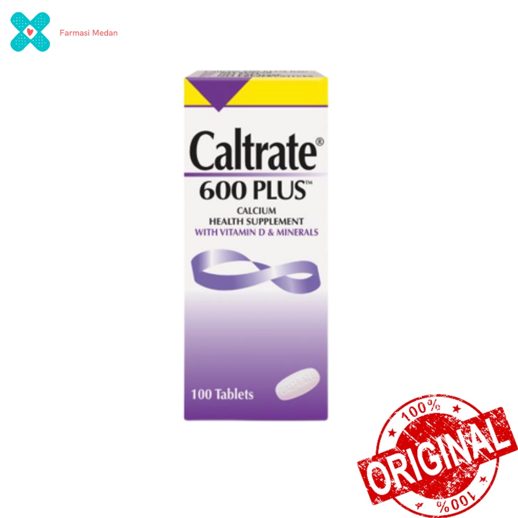 Caltrate Ungu 600 Plus 100 Tablets