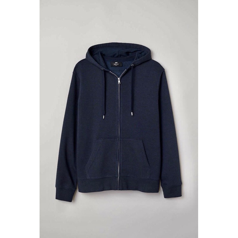 ZiipHoodie Hnm H&M basic navy