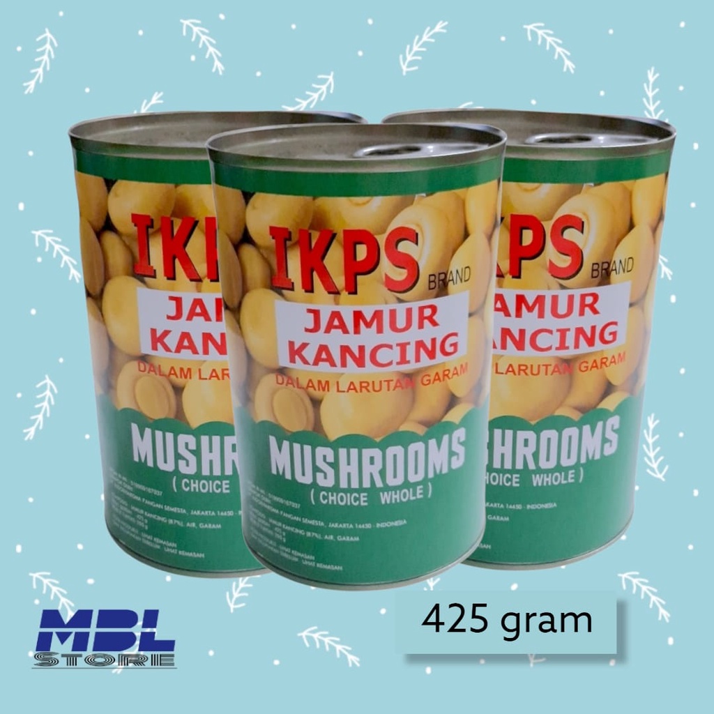 

Jamur Kancing whole mushroom champignon 425 g