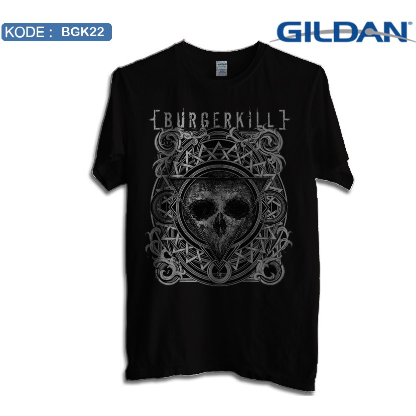 Kaos burgerkill band original gildan softstyle