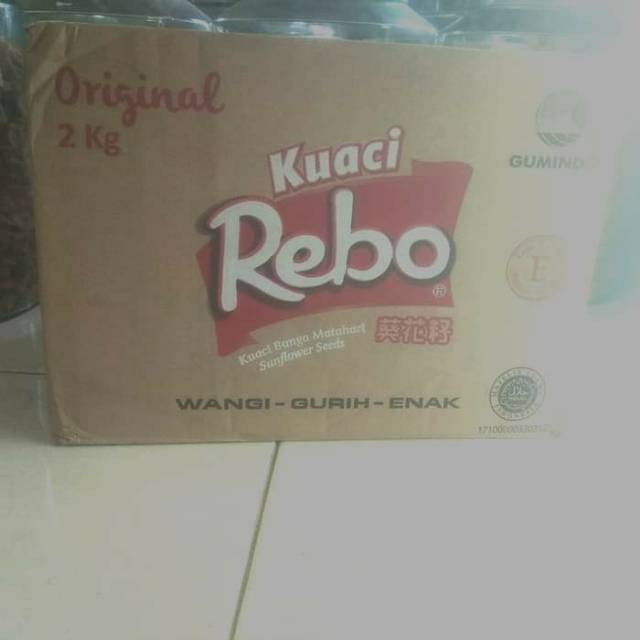 

kuaci ReBO rasaoriginal per karton @8 kg