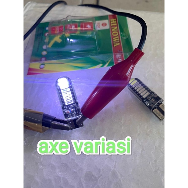 Lampu Senja T10 12 Volt 16 Led Nyala 4 Warna