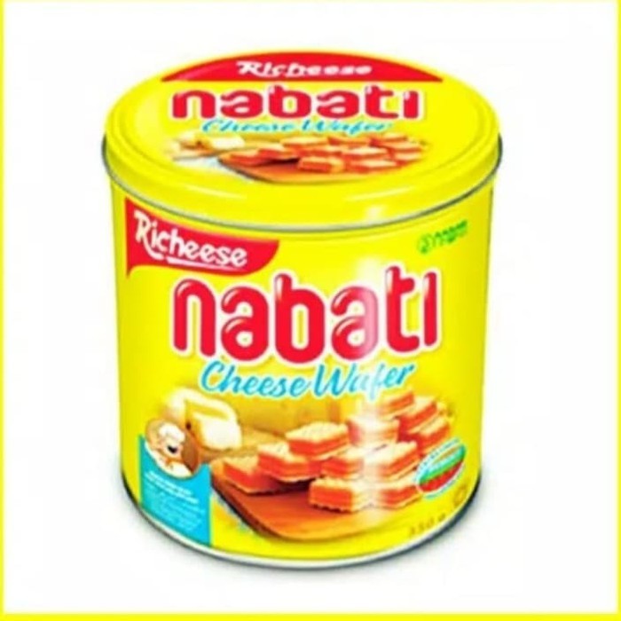 

Wafer Nabati Richeese/Richoco Kaleng 300 gr Rasa Keju