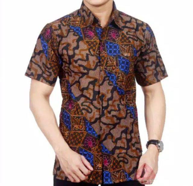 Kemeja Batik Hrb.208 Risna Parang Motif